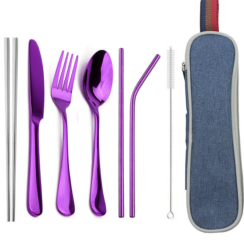 Camping Cooking Knife Set - Столовые приборы из нержавеющей стали JANKNG,
