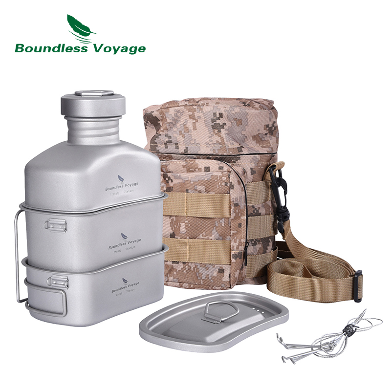 Camping Outdoor Cooking Equipment - Походная Военная бутылка для столовой Boundless