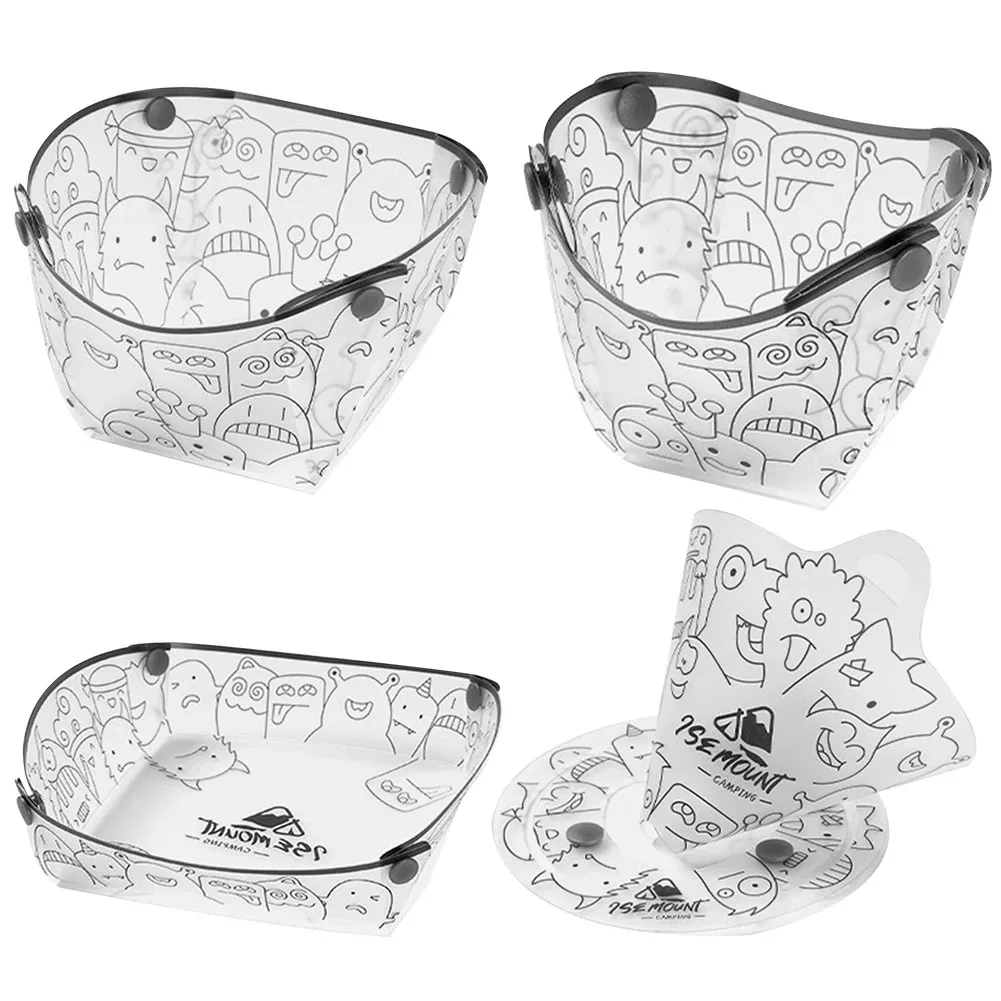 Camping Cooking Dishes - Складная посуда из полипропилена, портативный набор