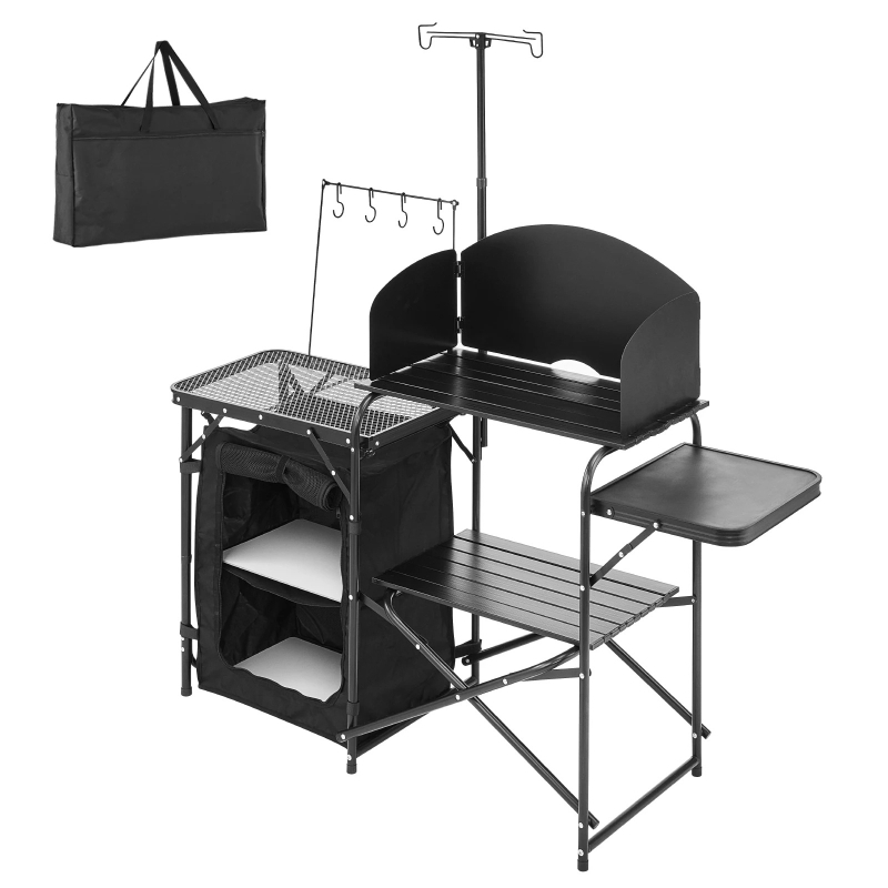 Camping Cooking Cupboard - Складной походный кухонный стол-станция для приготовления