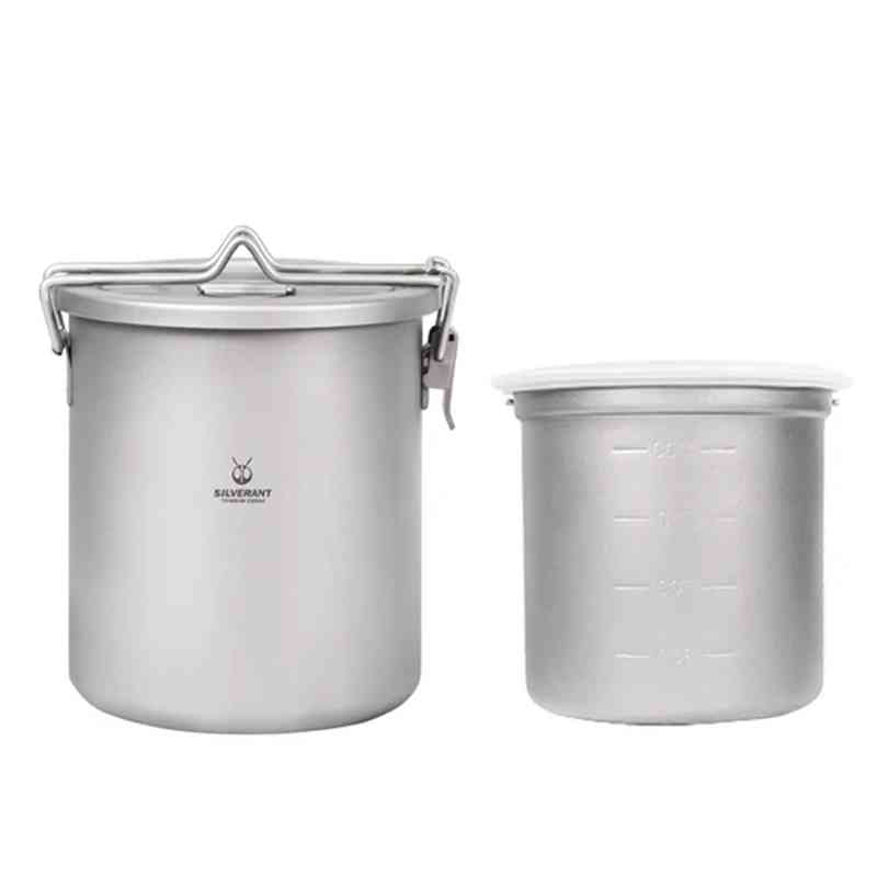 Camping Cooking Mesh - Silverant Кемпинг Титановый горшок Сверхлегкая рисовая