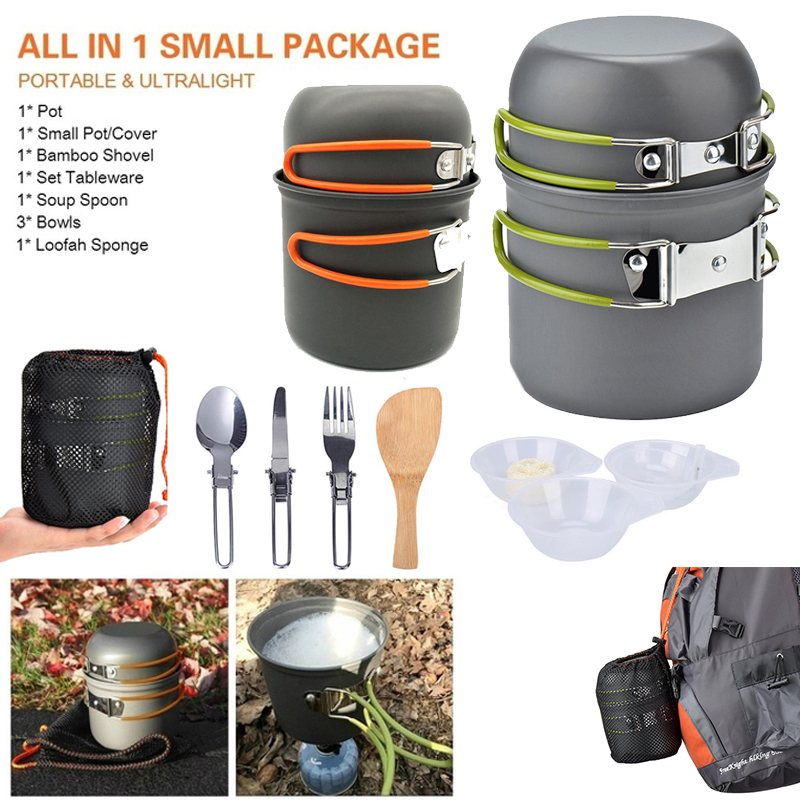 Camping Cooking Knife Set - Новый походный горшок, портативный уличный набор,