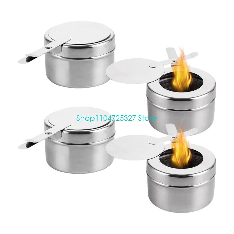 Camping Cooking Container - D8KF 4 шт. термостойкие горелки-контейнер с