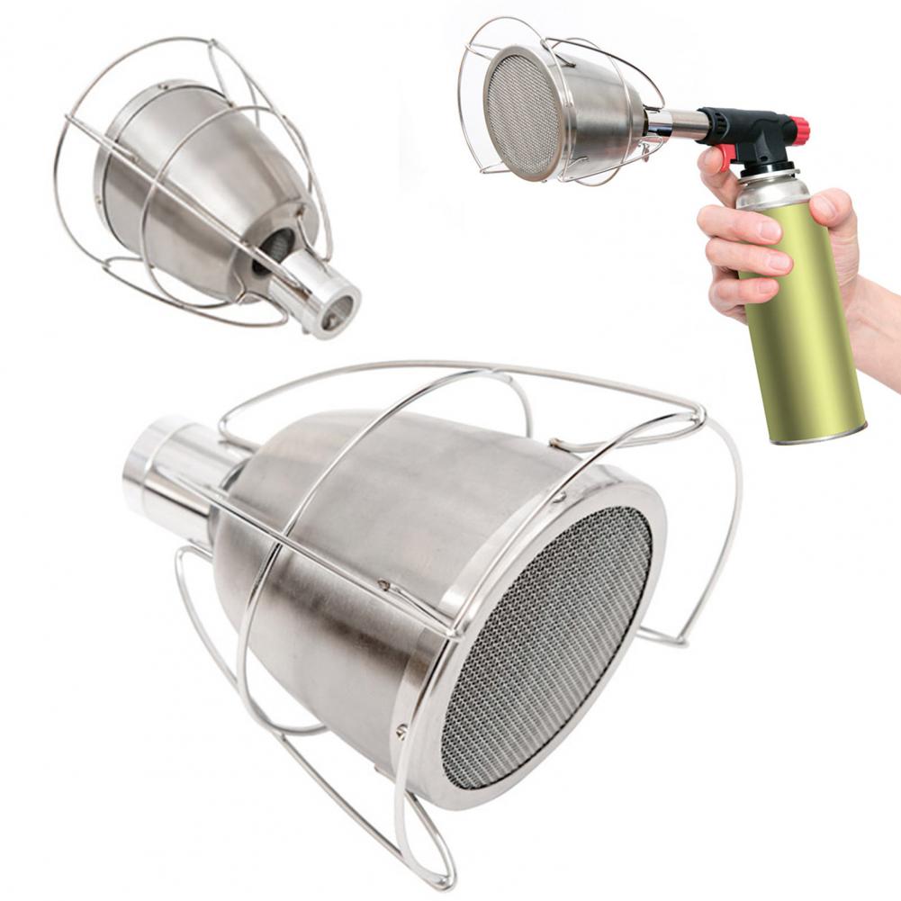 Camping Cooking Torch - Кулинарная горелка из нержавеющей стали, разъем