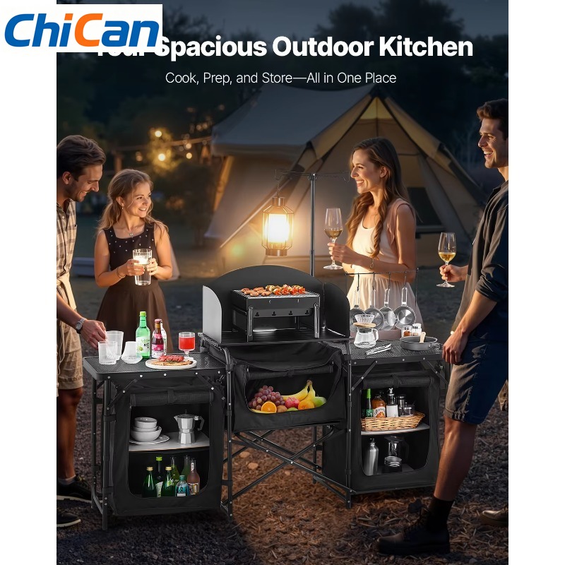 Camping Cooking Cupboard - 【Хит продаж】Портативный алюминиевый кухонный стол VEVOR