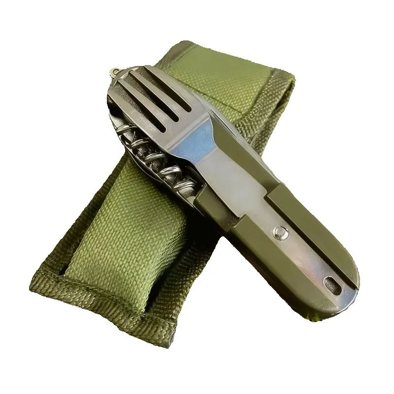 Camping Cooking Knife Set - Набор столовых приборов для кемпинга 7