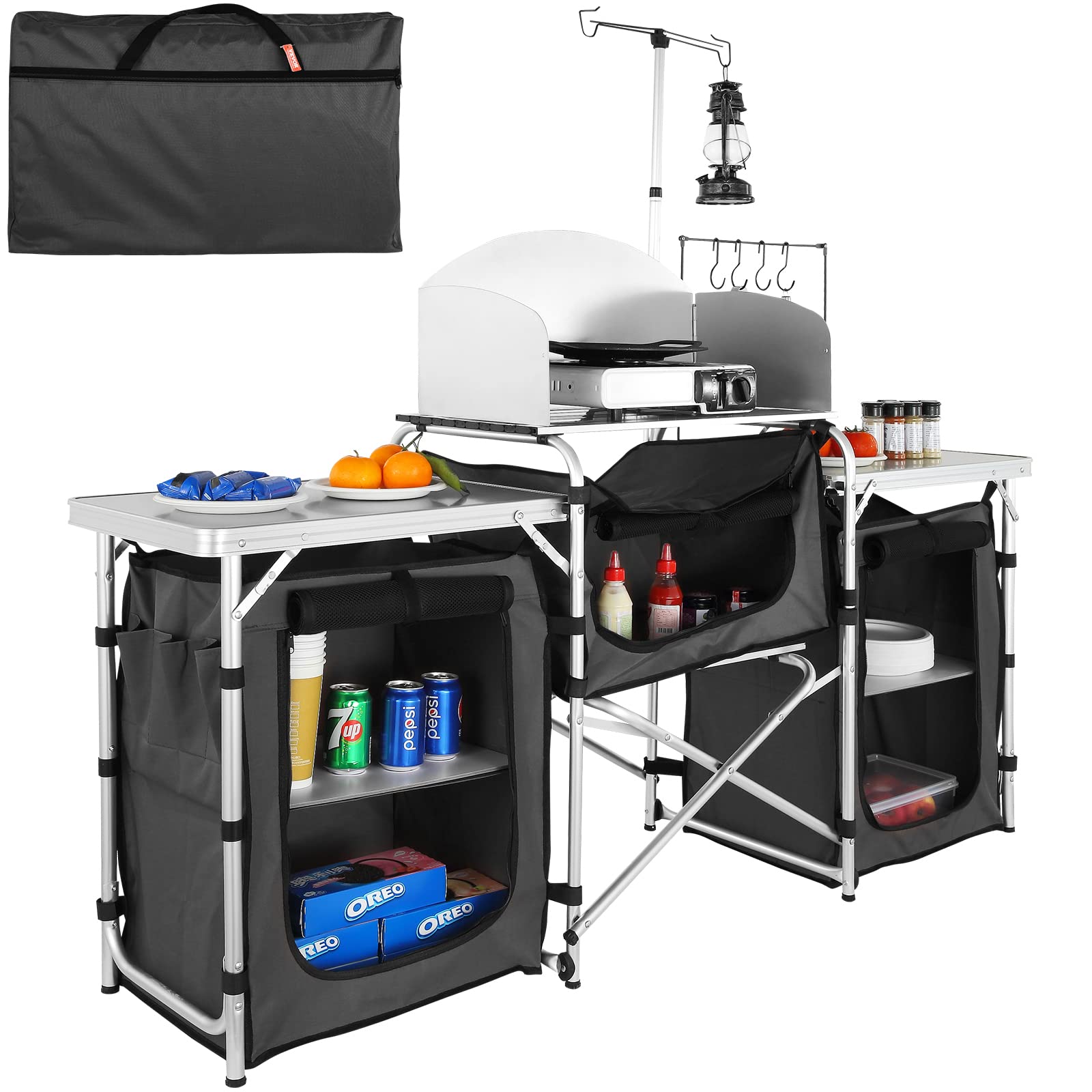 Camping Cooking Cupboard - Складной уличный стол для приготовления пищи