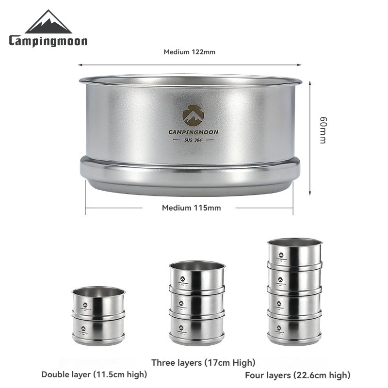 Camping Cooking Dishes - CAMPINGMOON Portatle для кемпинга и пикника