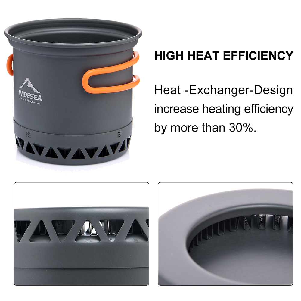 Widesea походный горшок 1,3 л  – обзор и цена Camping Cooking Set Jetboil