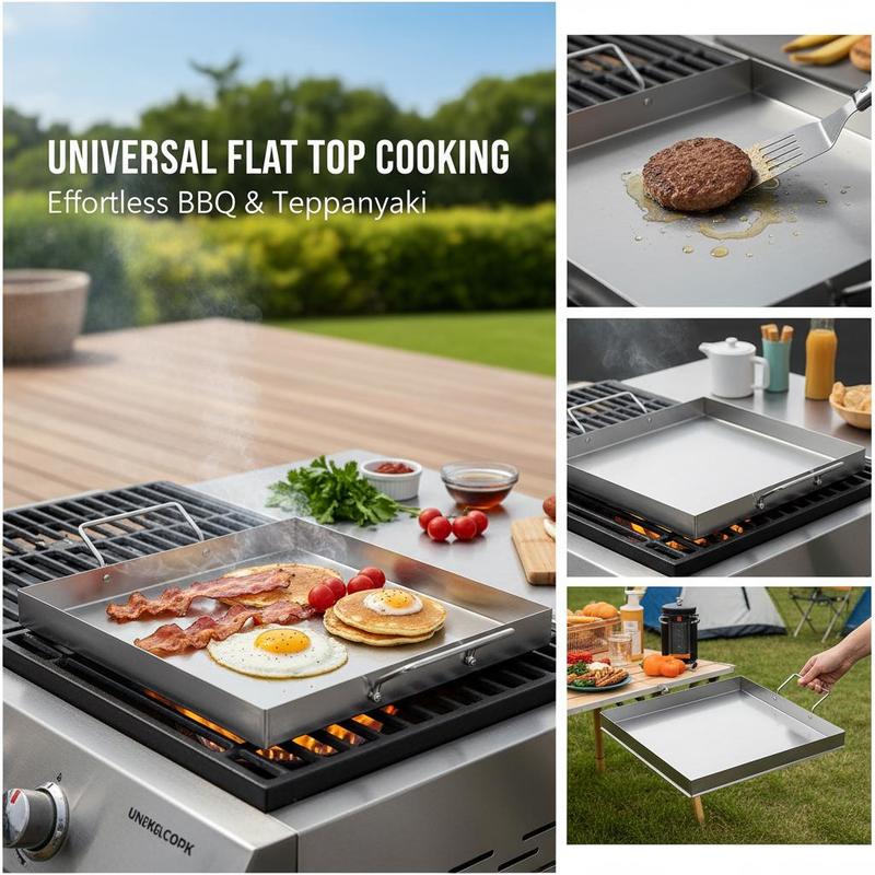 Универсальная плоская сковород – обзор и цена Camping Outdoor Cooking Equipment