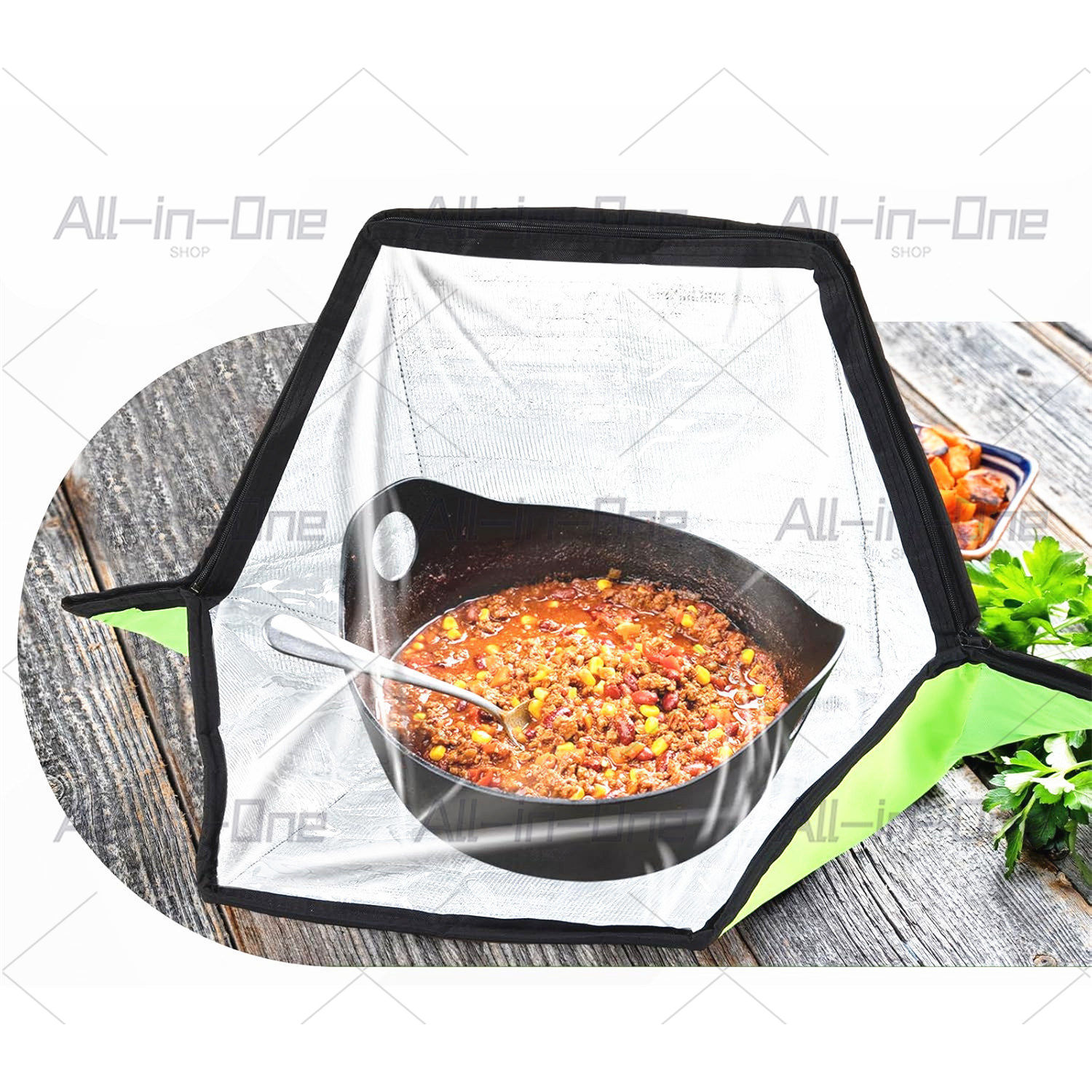Портативная солнечная печь-сум – обзор и цена Solar Oven Camp
