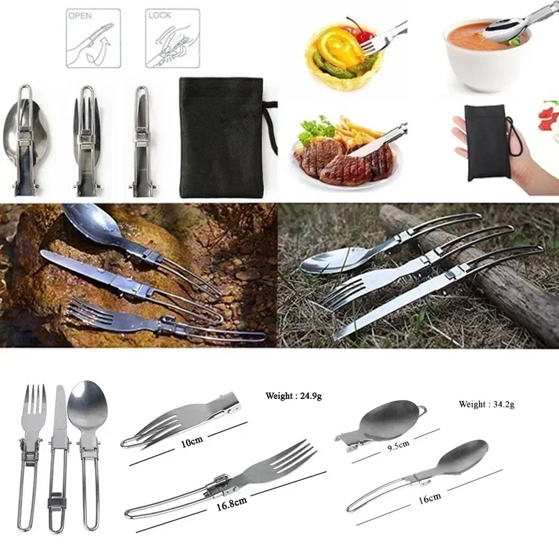 Новый походный горшок, портати – обзор и цена Camping Cooking Knife Set
