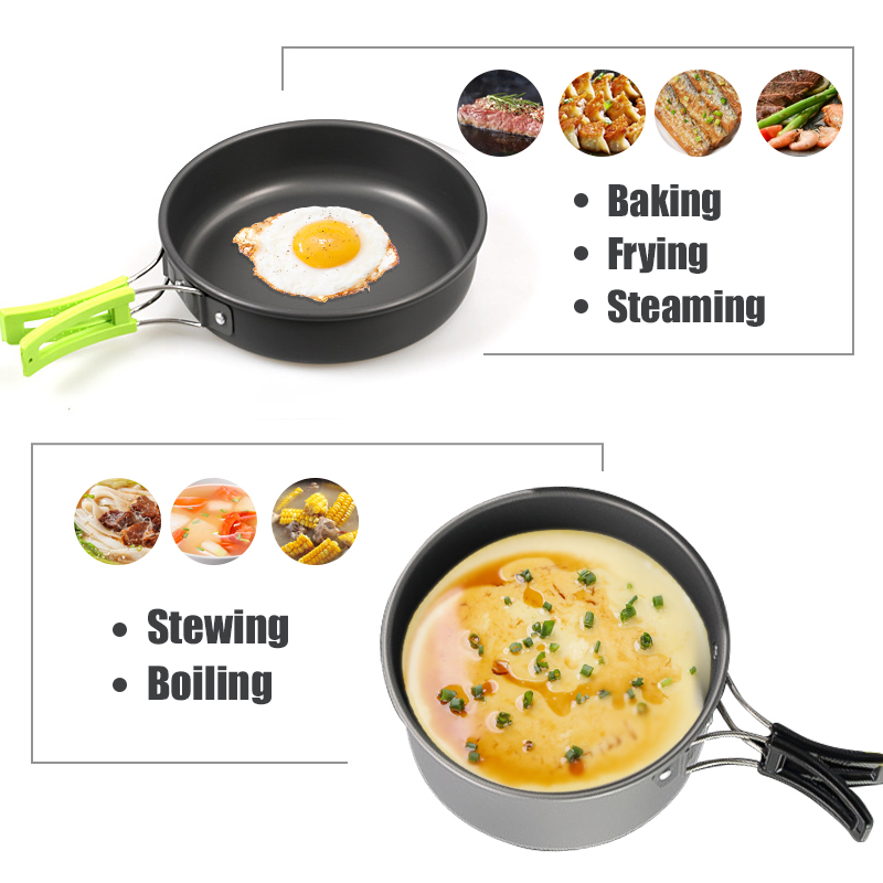 WESTTUNE набор посуды для кемп – обзор и цена Camping Cooking Recipes