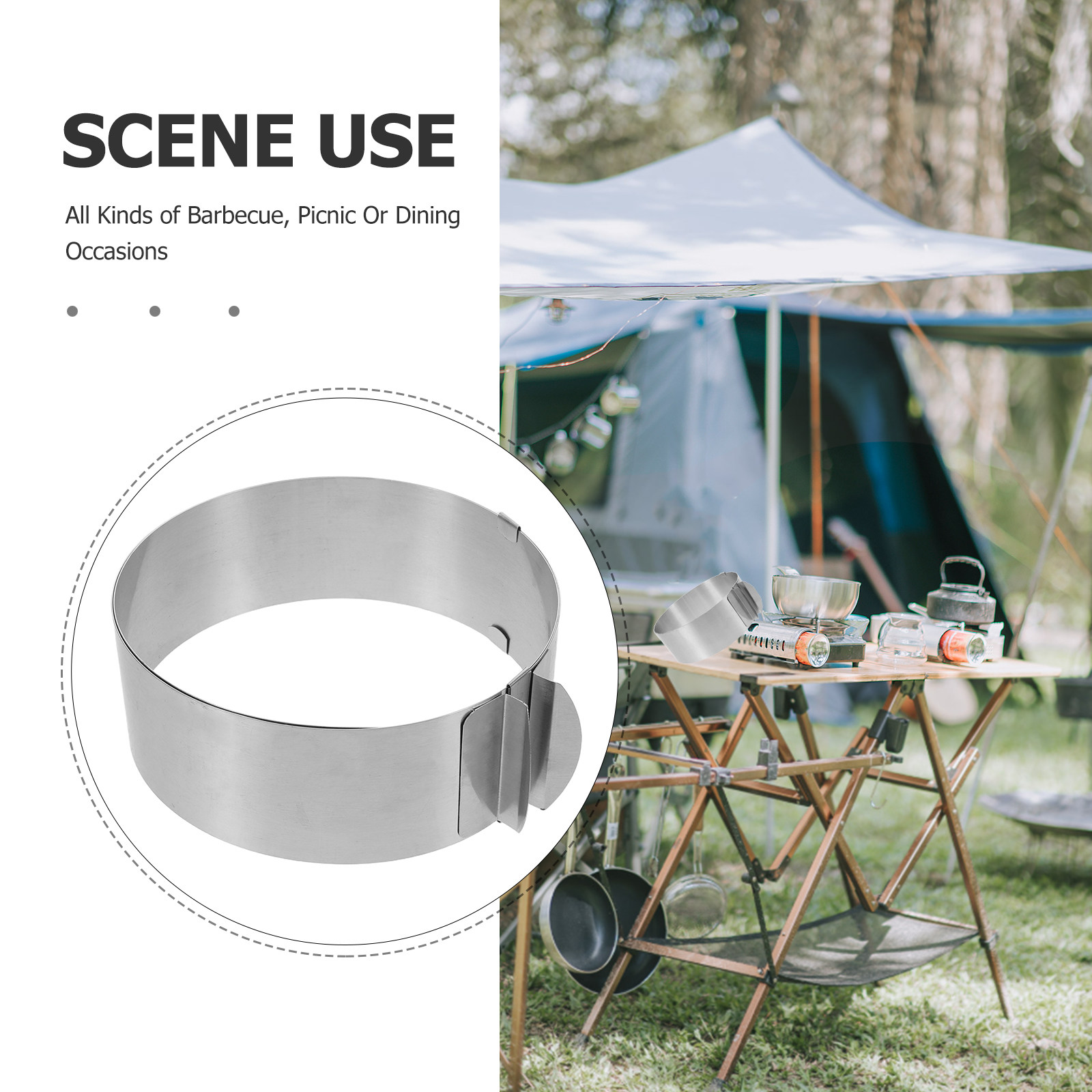 Регулируемый ветрозащитный экр – обзор и цена Camping Cooking Wind Blocker