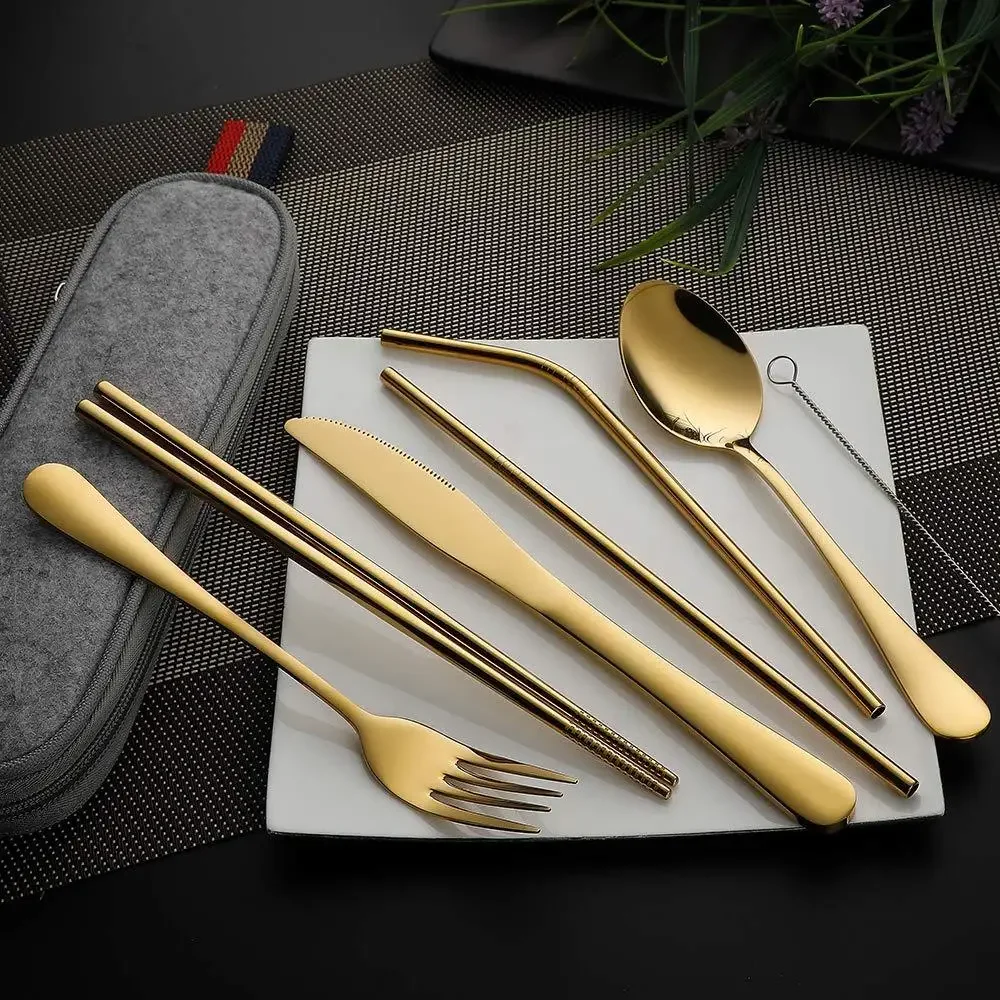 8 шт./набор, многоразовые доро – обзор и цена Camping Cooking Knife Set