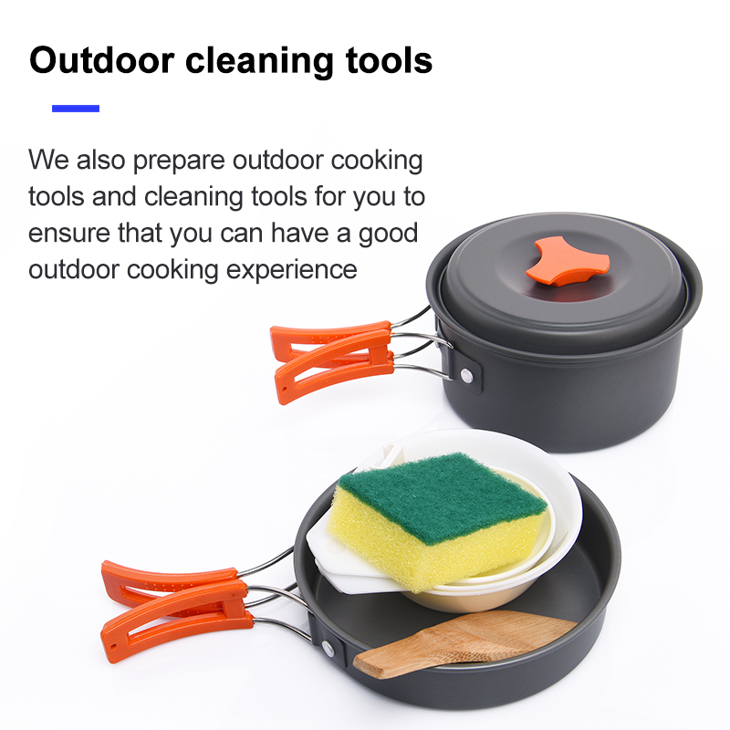 Набор посуды Widesea для кемпи – обзор и цена Camping Outdoor Cooking Equipment