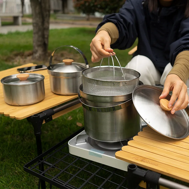 Новый набор походной посуды из – обзор и цена Camping Cooking Mesh