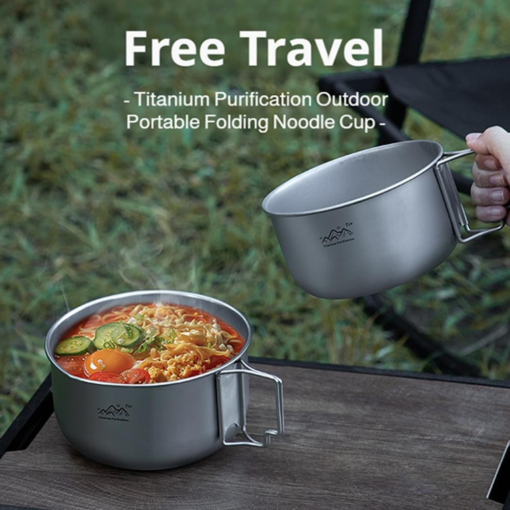 Ультралегкая титановая посуда  – обзор и цена Camping Outdoor Cooking Equipment