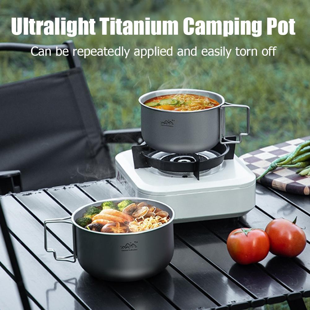 Ультралегкая титановая посуда  – обзор и цена Camping Outdoor Cooking Equipment