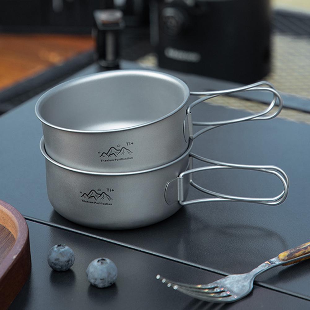 Ультралегкая титановая посуда  – обзор и цена Camping Outdoor Cooking Equipment