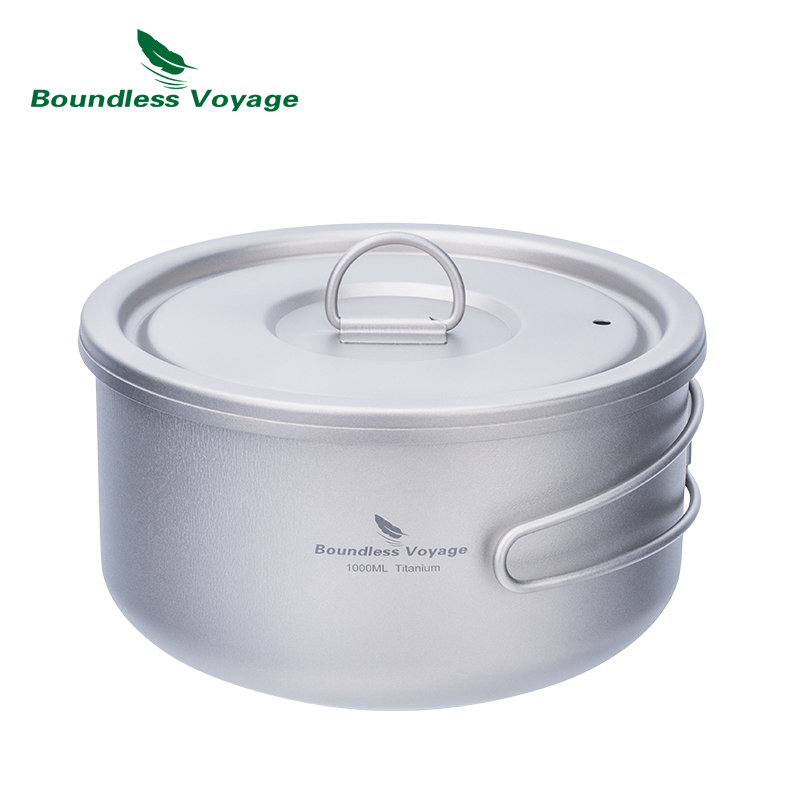 Титановая походная кастрюля Bo – обзор и цена Camping Cooking Container