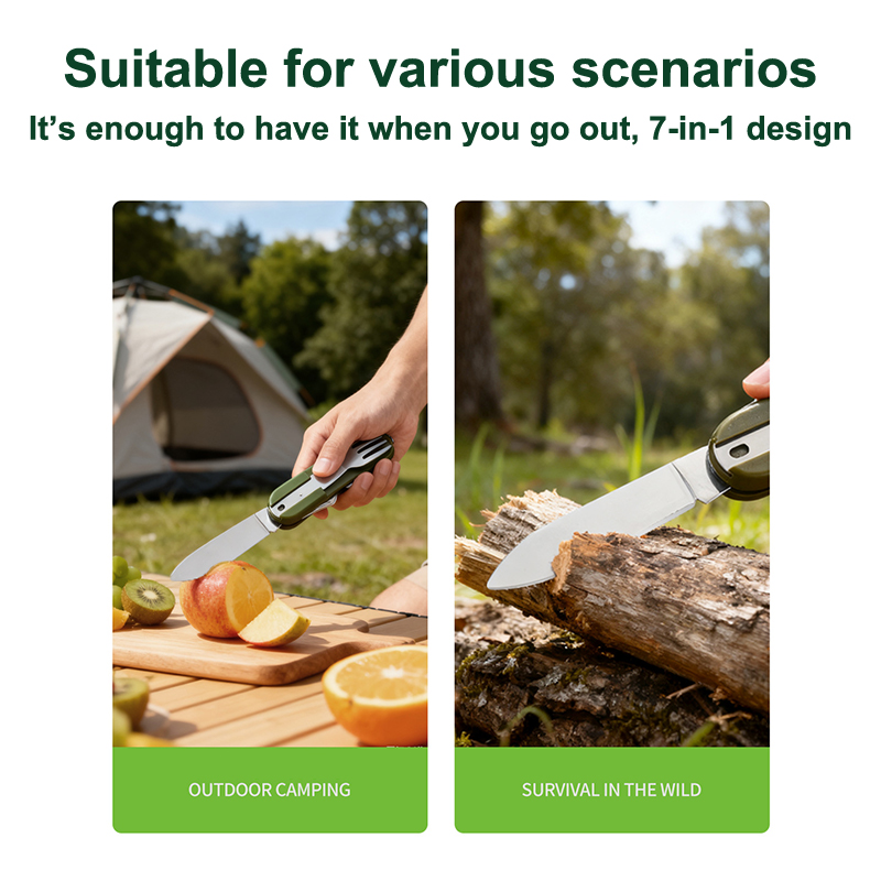 Новый набор столовых приборов  – обзор и цена Camping Cooking Knife Set