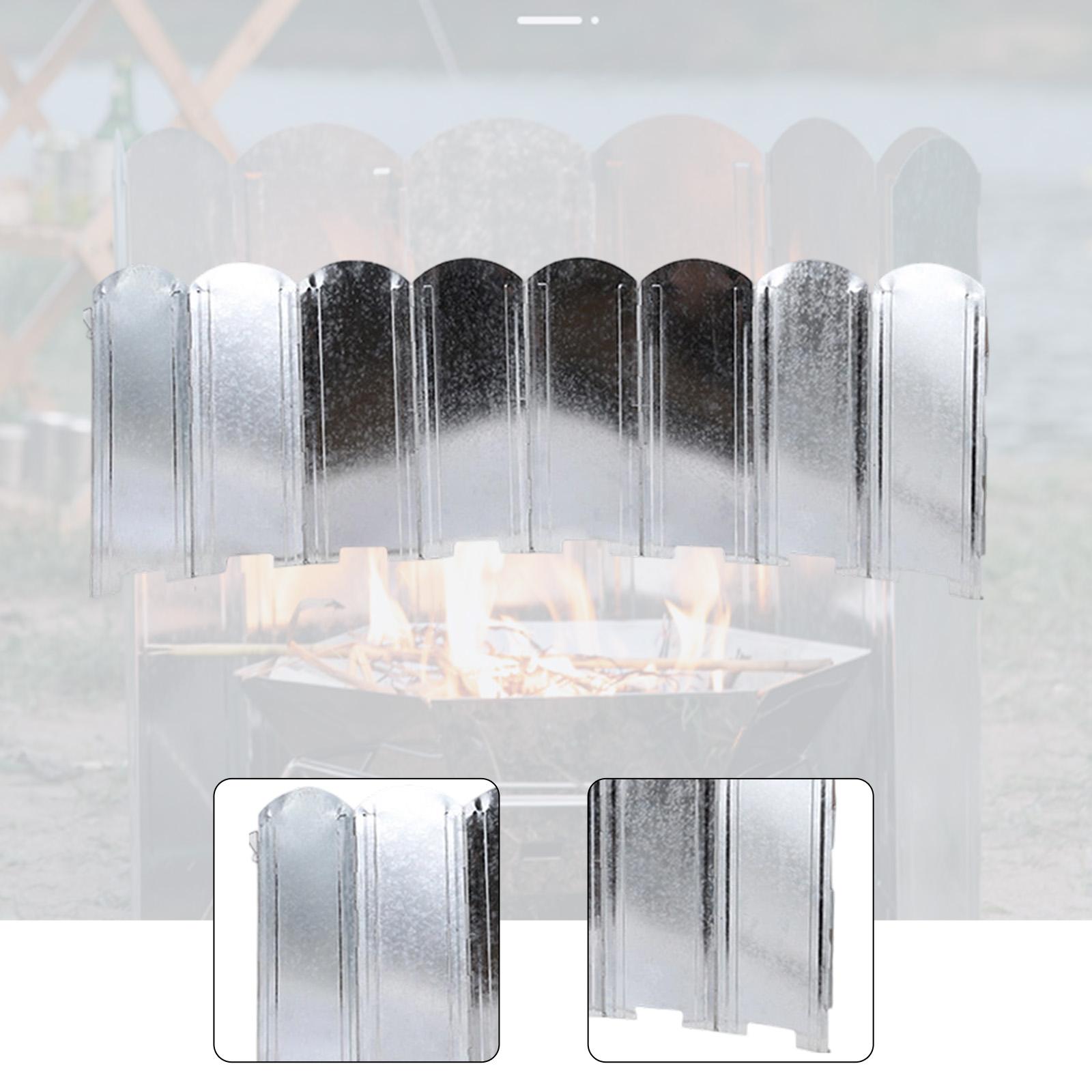 Портативный складной ветрозащи – обзор и цена Camping Cooking Wind Blocker